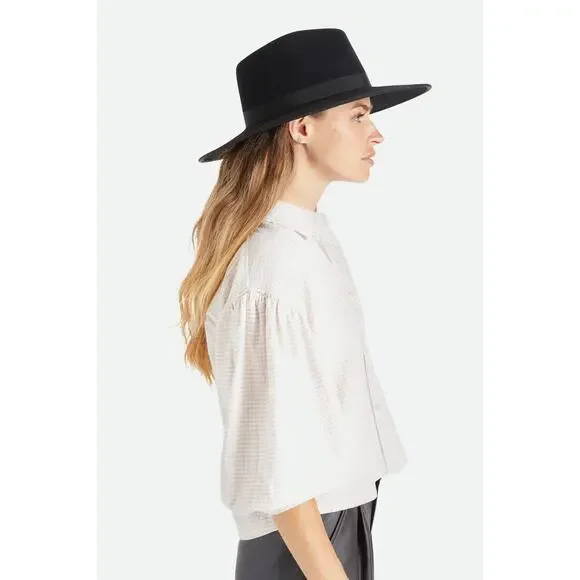 Brixton Unisex Style Black Jo Wide-Brim Western Rancher Hat  display picture 2